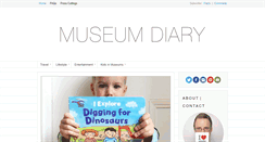 Desktop Screenshot of museumdiary.com